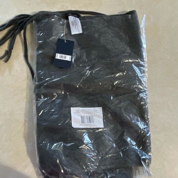 Women’s The Lucky Brand Dark Gray Charcoal Scarf one size - Picture 5 of 6